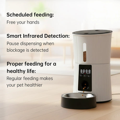 SmartPort Pet Feeder with LCD Display
