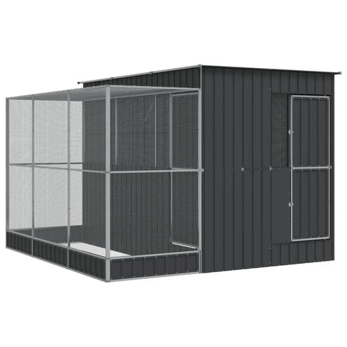 Extra-Large Steel Bird Aviary with Modular Extension β Walk-In Cage