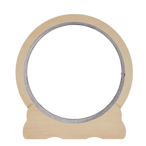 PetPulseβ’ 36" Indoor Cat Exercise Wheel with Carpeted Track & Teaser