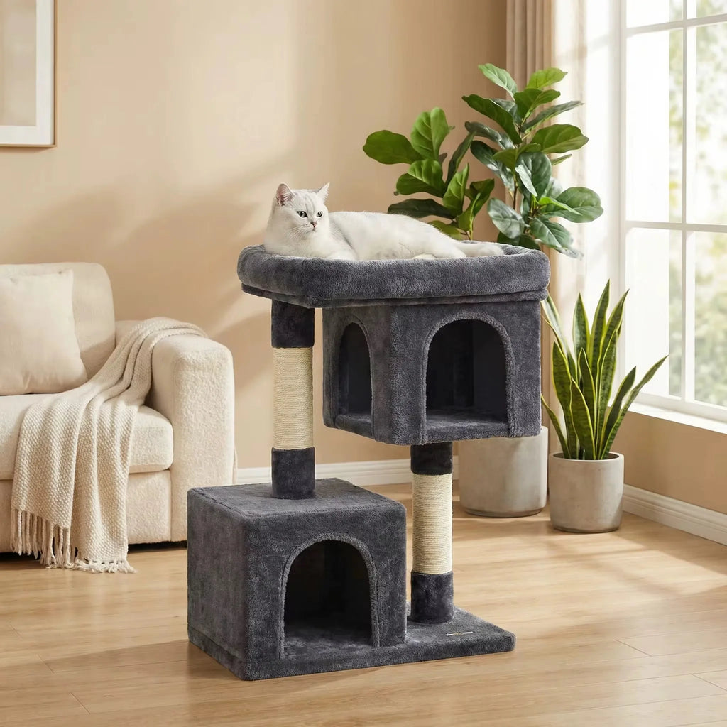 Modern Multi-Level Sisal Cat Tree & Scratching Tower