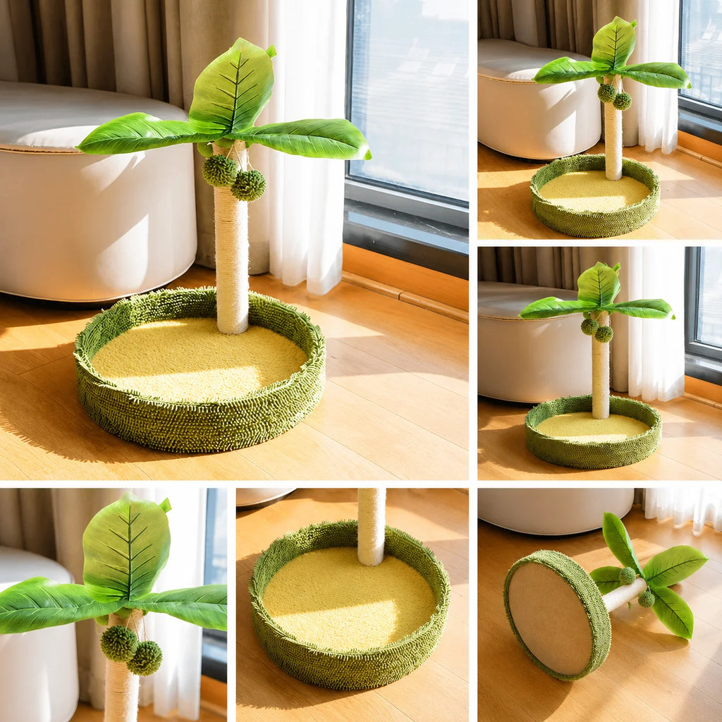Modern Multi-Level Sisal Cat Tree & Scratching Tower
