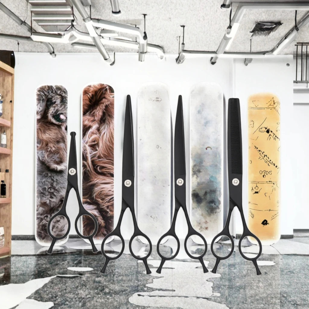 8-Piece Stainless Steel Pet Grooming Scissors Set
