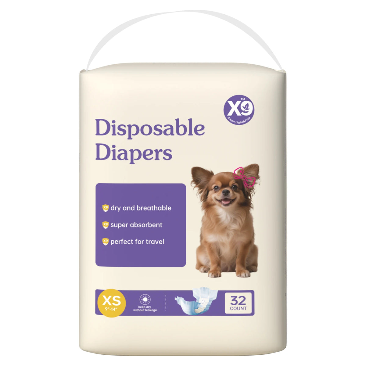 Ultra-Absorbent Leak-Proof Disposable Female Dog Diapers