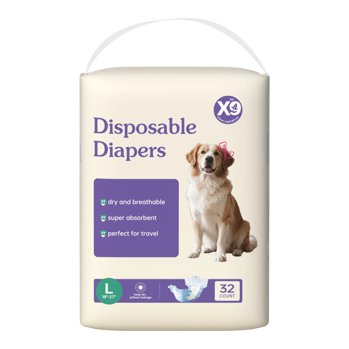 Ultra-Absorbent Leak-Proof Disposable Female Dog Diapers