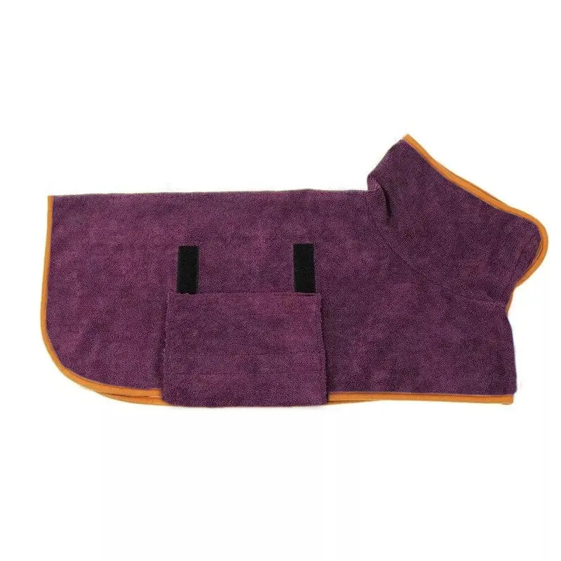 Ultra-Absorbent Wearable Pet Drying Robe for Cats & Dogs