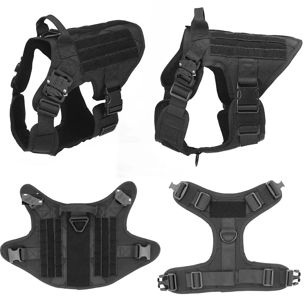 Vailge™ Tactical Dog Training Vest Harness – Heavy-Duty 1000D Nylon