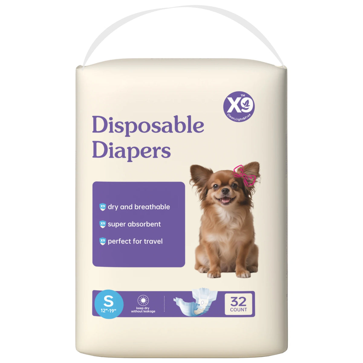 Ultra-Absorbent Leak-Proof Disposable Female Dog Diapers