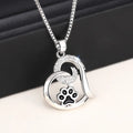 Pet Memorial & Keepsake Paw Print Pendant Necklace for Everyday Wear - 🐾PetPulse 