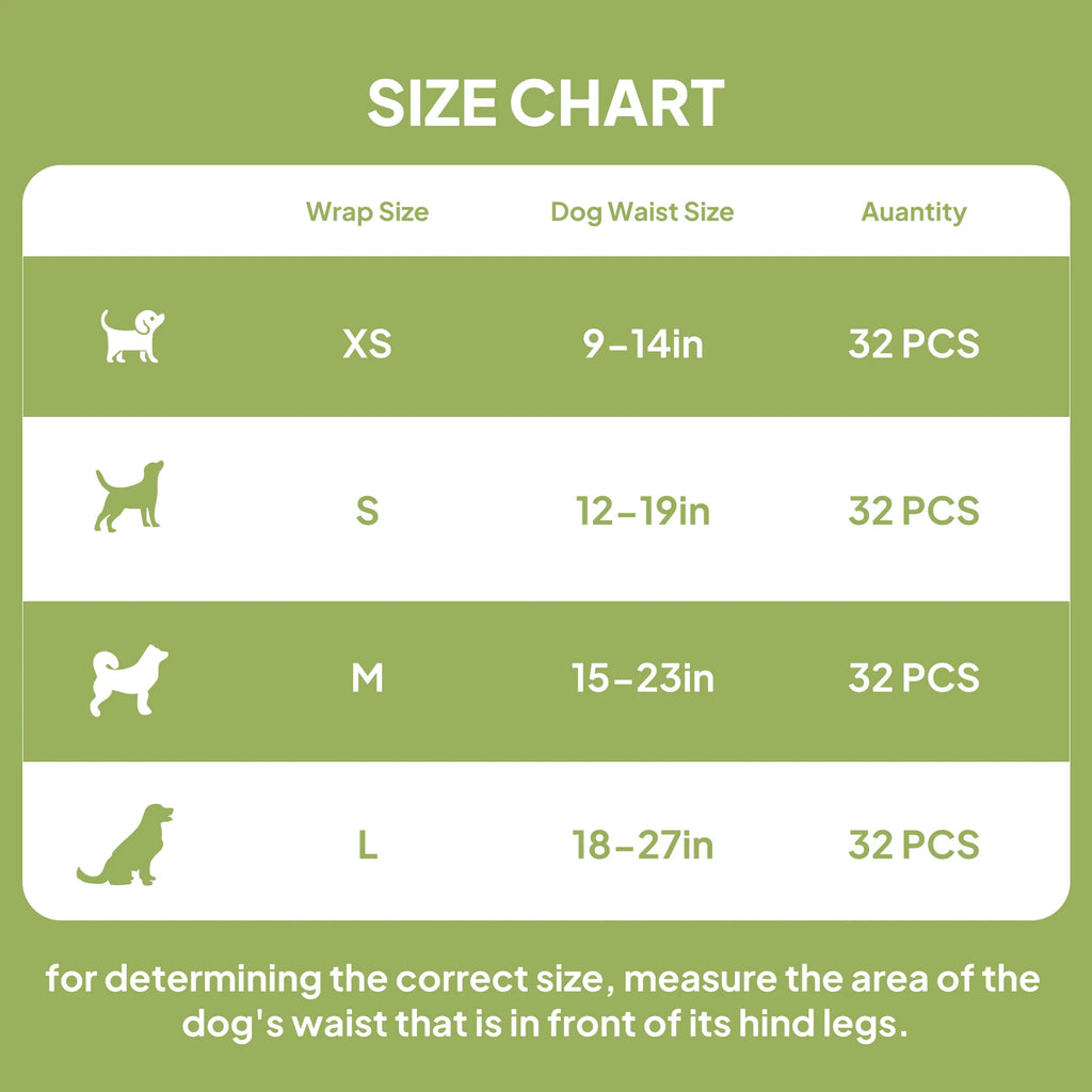 Ultra-Absorbent Leak-Proof Disposable Female Dog Diapers