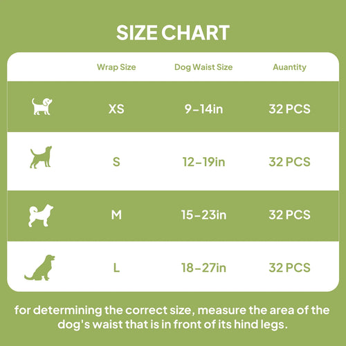 Ultra-Absorbent Leak-Proof Disposable Female Dog Diapers