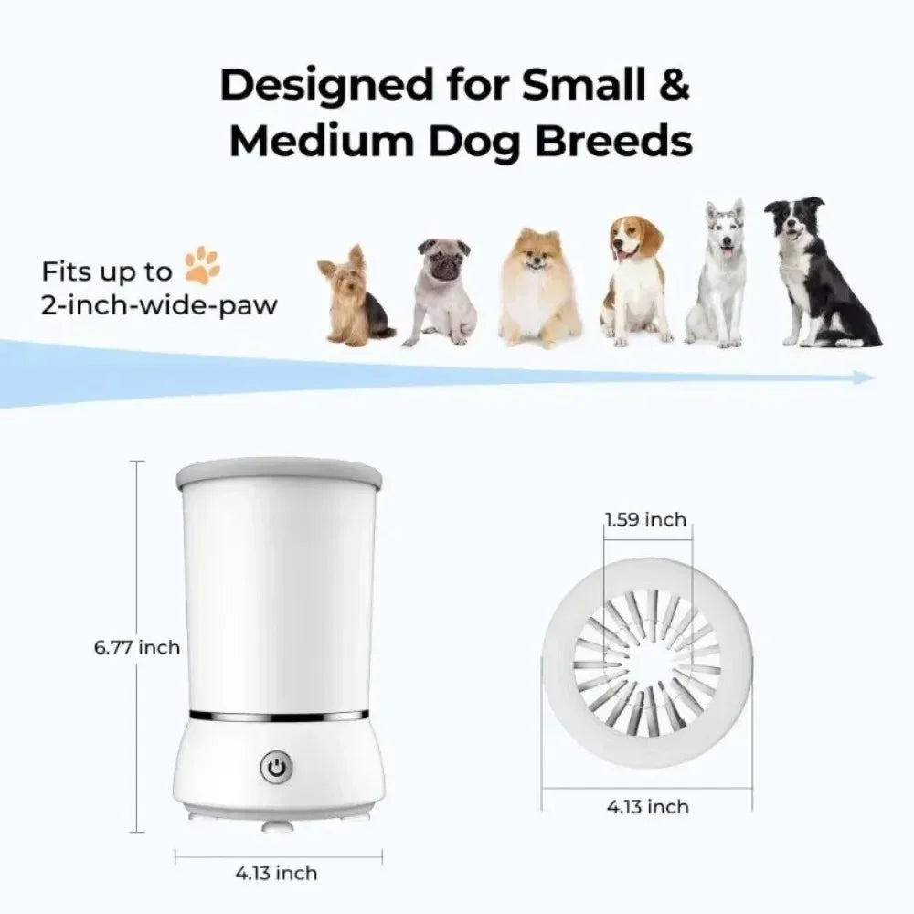 PetPulse™ Portable Pet Paw Cleaner Cup – Soft Silicone Bristles
