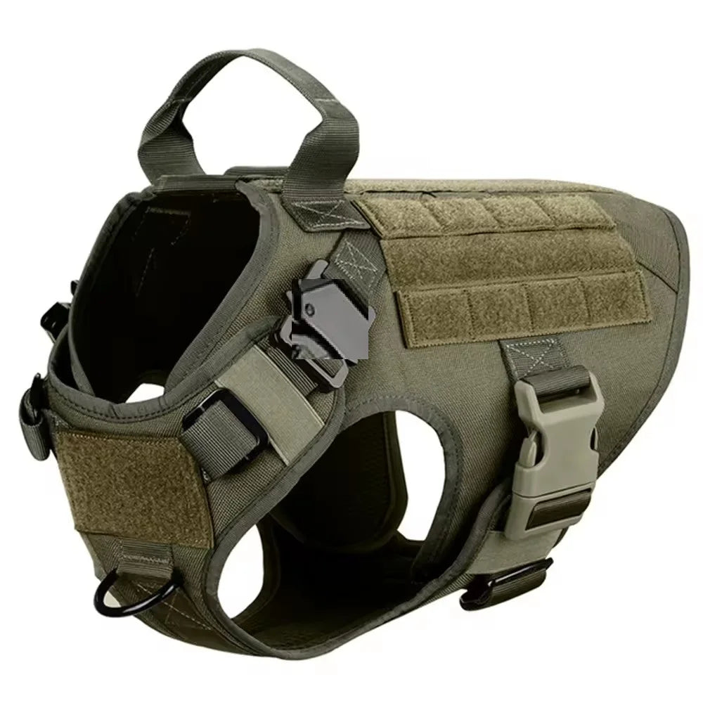 Vailge™ Tactical Dog Training Vest Harness – Heavy-Duty 1000D Nylon