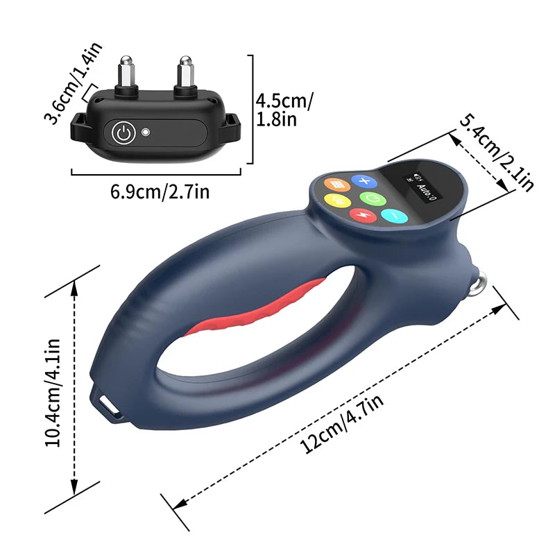 Smart Waterproof Dog Training Collar with Remote (XL)