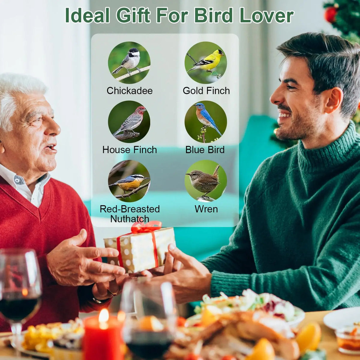 Squirrel-Proof Heavy-Duty Metal Bird Feeder – 4 Feeding Ports for Songbirds - 🐾PetPulse 
