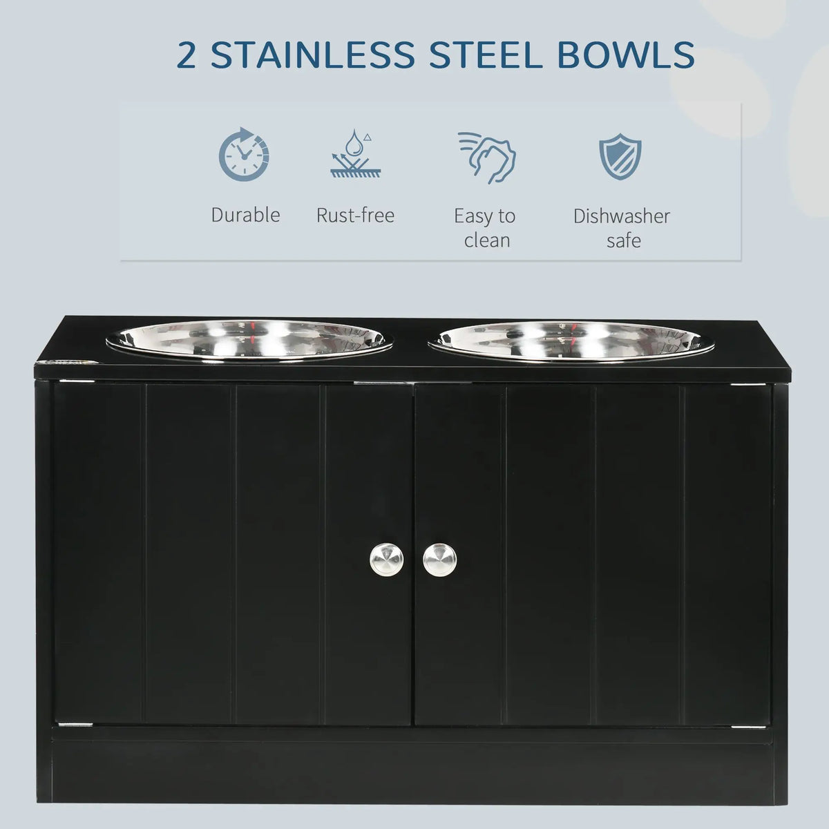 ErgoPaws Raised Pet Feeding Station