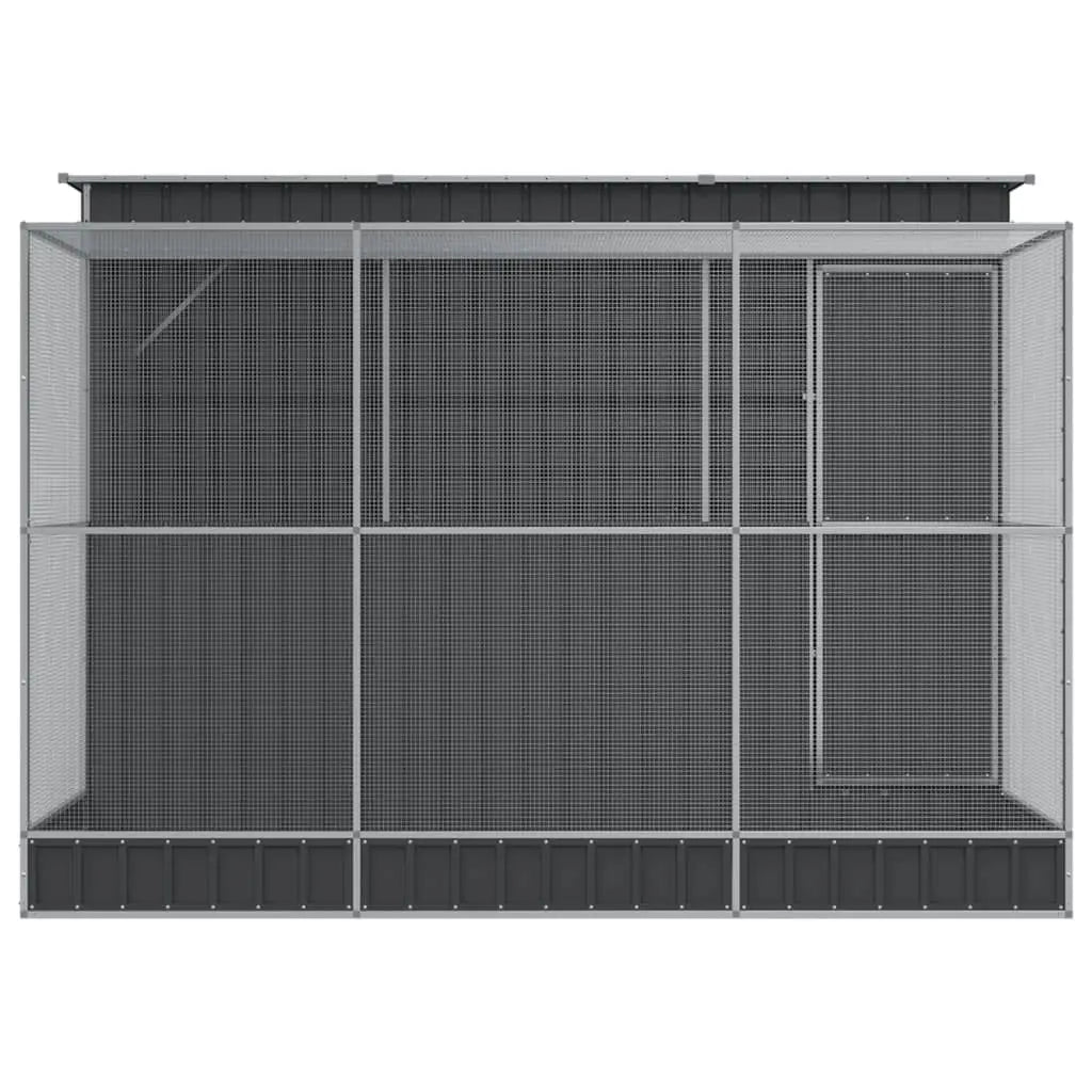 Extra-Large Steel Bird Aviary with Modular Extension – Walk-In Cage