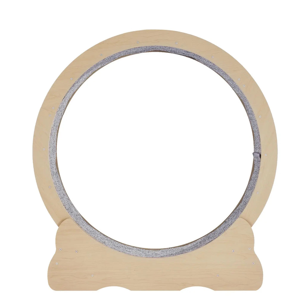 PetPulse™ 36" Indoor Cat Exercise Wheel with Carpeted Track & Teaser