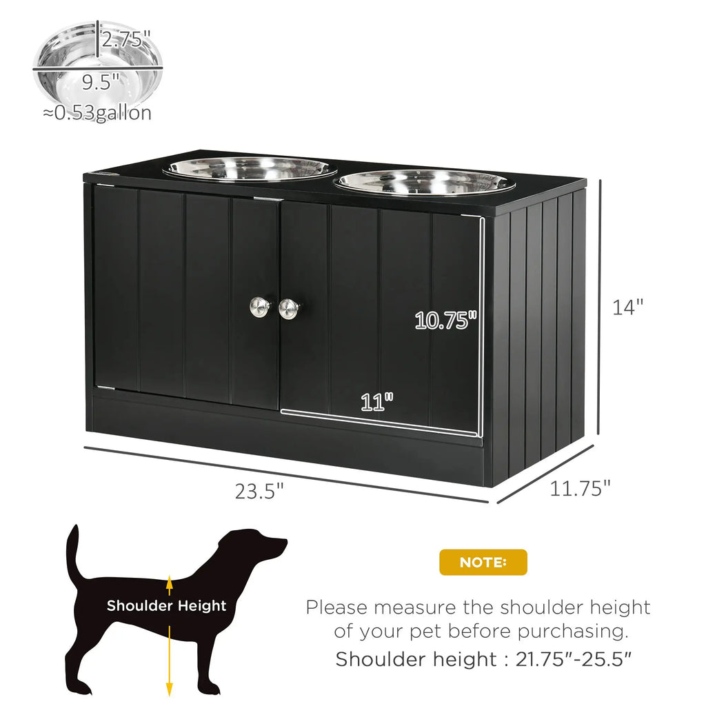 ErgoPaws Raised Pet Feeding Station